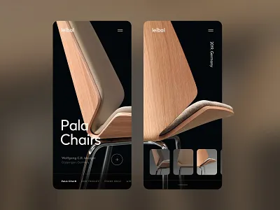 Furniture App app branding design minimal mobile typography ui ux