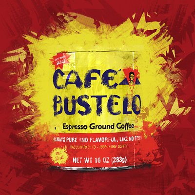 Cafe Bustelo cafebustelo coffee design illustration procreate