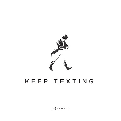 KEEP TEXTING design graphicdesign humour johnnie walker keep texting texting whiskey