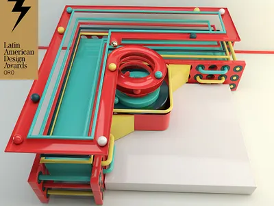 Letter F PlayFont 3d 3d artist 3dfont 3dillustration 3dtype 3dtypo colors constructivism playfont type