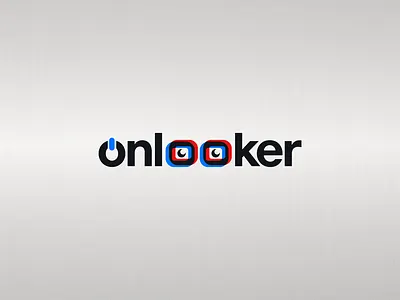 Onlooker branding business creative design graphic illustration illustrator logo logodesign streaming vector video