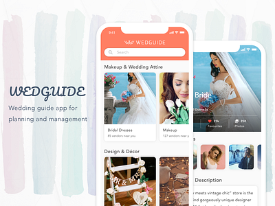Wedding Planner App app clean design experience experience design flat design hyper local interface interface design ios local search mobile app ui ux wedding app