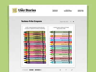 The User Stories comic the user stories webcomic