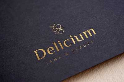 Delicium Logo brand brand identity fruit logo fruits logo design premium rebranding