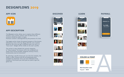 Classical Music App | Designflows 2019 app classical contest design inspiration music player ui