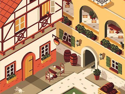 3D Illustration: Creating Isometric Designs in Adobe Illustrator city dan kuhlken dkng geometric isometric isometric illustration nathan goldman skillshare vector