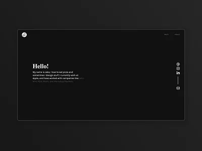 Jake Yem - Portfolio Remix branding design flat logo minimal portfolio portfolio website ui ux vector web website