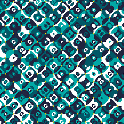 'Ocular' Pattern digital art estampa generative geometric geometry illustration pattern pattern design repeating vector