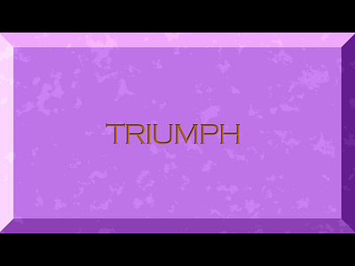 Triumph Logo revival animation branding design graphic logo logo design motion design ux