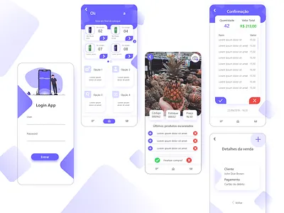 Trade App Concept app concept design flat market trade ui ux xd