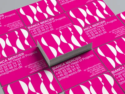 Business Card Mockup (Visit Copenhagen) design designer graphic graphicdesign henderson jacob jacob henderson logo minimalist web