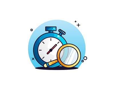 Stopwatch ⏱⏱ design flat design gradient icon icon design icon set illustration stopwatch ui vector web