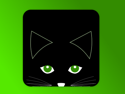 Weekly Warm Up: Animal Icon animal cat design flat flat illustration green halloween icon illustration lineart logo logos vector weekly challenge weekly warm up weeklywarmup