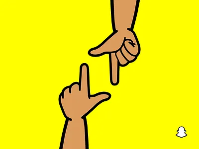 Reframed design fingers frame hands reframed snap snapchat stories thick lines thicklines vertical yellow