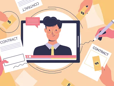 A Video Resume 😃 2d abstract adobe art artwork blog branding cartoon color design dribbble illustration logo studiotale videoresume