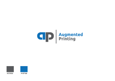AP Augmented Printing logo branding design graphic design icon logo logo design logotype typography ui vector