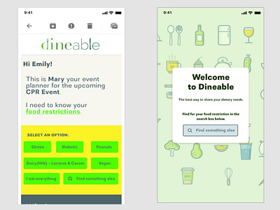 Dineable Prototype by Ric Garcia app design ui ux