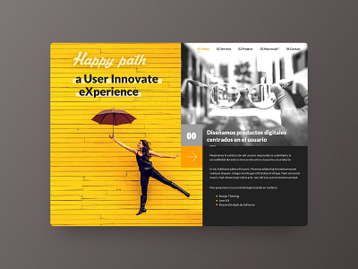 Happy path Studio branding design ui ux web