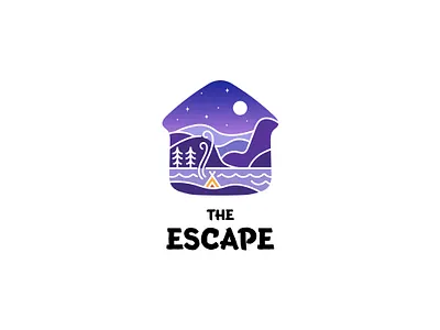 travel adventure art design escape getaway icon illustration landscape logo outdoor travel vector