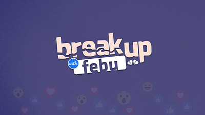 Breakup With Febu brakup logo breakup breakup font breakup font breakup with febu facebook facebook ads facebook logo logo design love poster design typogaphy unique design