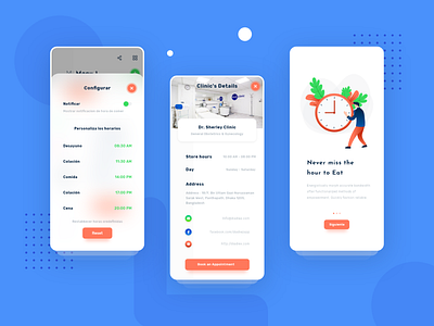 Nutritionist Clinic App UI in progress app design branding design diet illustration nutritionist onboarding screen plant timetable ui ui design ux ux design web