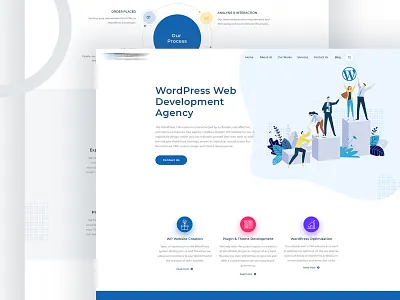 Web Development Agency development layout psd slider trend ui uidesign uikit ux webdesign weblayout xd