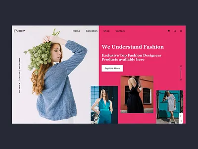 Fashion Store e commerce app e commerce website ecommerce design online shop online store user interface design websites