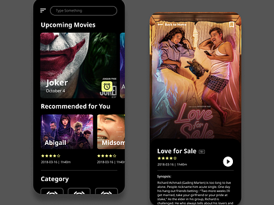 Daily UI #13 Movie dailyui design inspiration iphonex movie netflix ticket app ui