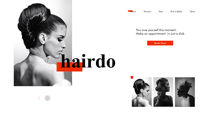 Hairdo ui ux design user interface