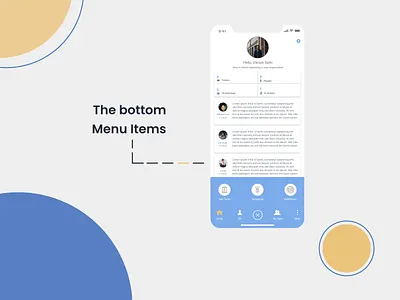 Bottom Navigation adobe adobe xd adobexd app design hr cloud hr software hristian hrm hrms ucd uidesign user experience user experience design user experience ux user interface design ux uxdesign uxui