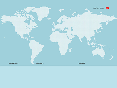 Real-time attacks map after effects animation attacks figma interaction design interactive map map user experience user interface web design