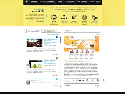 Social Media Updates design ui ux web