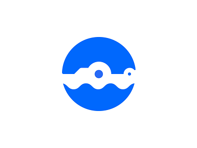 Gator Swimming Icon alligator animation branding design dribbbleweeklywarmup gator icon iconography illustration logo negative space logo negativespace vector