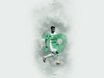 Karol Fila | KS Lechia Gdansk | Sport Design branding football gdansk goal hd illustration lechia pitch poland poster soccer sport wallpaper