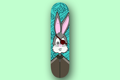 BIG bunny - Deck design artist artwork cartoon character comic design freelance graphic illustration skating vector vector art