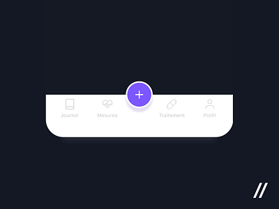 Tab Bar Navigation - Micro Animation animation app design menu menu bar minimal mobile navigation product purrweb ui ux
