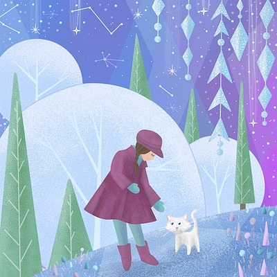 Winter Wonder childrens book childrens book illustration childrens illustration digital art drawing illustration photoshop art procreate