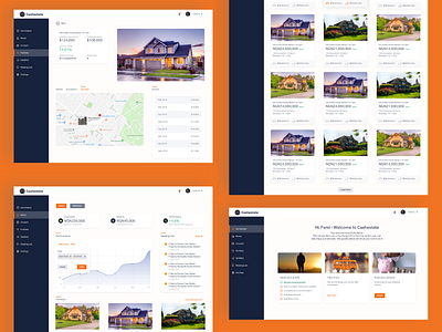 Cashestate design product design user experience user interface web application design