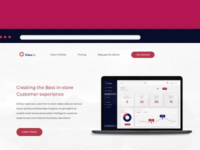 QView - Website analytics data design ui ux video