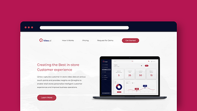 QView - Website analytics data design ui ux video