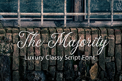 The Majority Luxury Classy Script Font Free font freebies freefont typogaphy