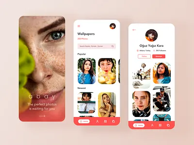 Photo App art collection concept design light nature photo photography photos popular ui wallpaper