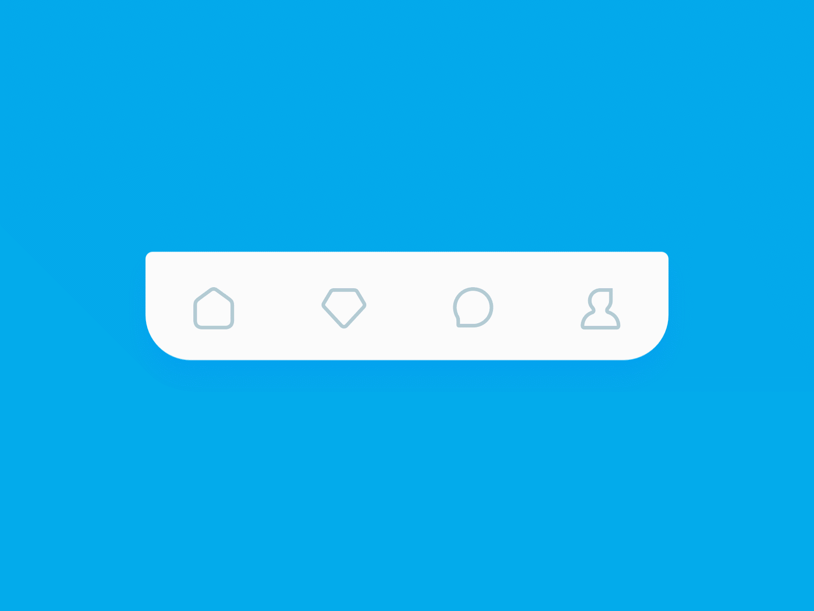 Tab bar Animation-Elastic animation animation icon