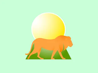 Hello Dribbblers! I am happy to design new warm-up! THE LION dribbble icon weekly warm up