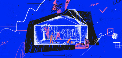 A good leader brushes character doodle illustration leadership manager photoshop texture tooploox work