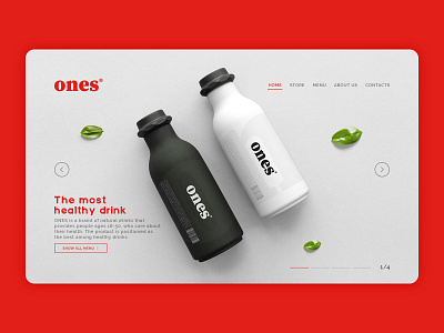 Ones website brand branding design fresh logo logotype minimal ui ux website