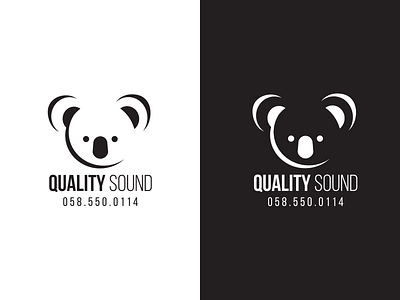 Logo for Quality Sound adobe illustrator branding design graphic design graphics illustration logo minimal typography vector