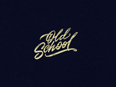 old school - print for t-shirt calligraphy clothing print print design t shirt