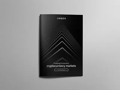 Corporate Brochure for Financial Technology Firm booklet branding brochure design business brochure cryptocurrency design concept financial brochure modern brochure typography