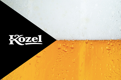 Velkopopovický Kozel beer graphics advertising design alcohol branding beer art beer branding beer design branding graphic design print